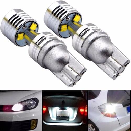 New 2pcs T10 912 921 30W 6LED Car Canbus No Error Wedge Light Lamp Bulb White