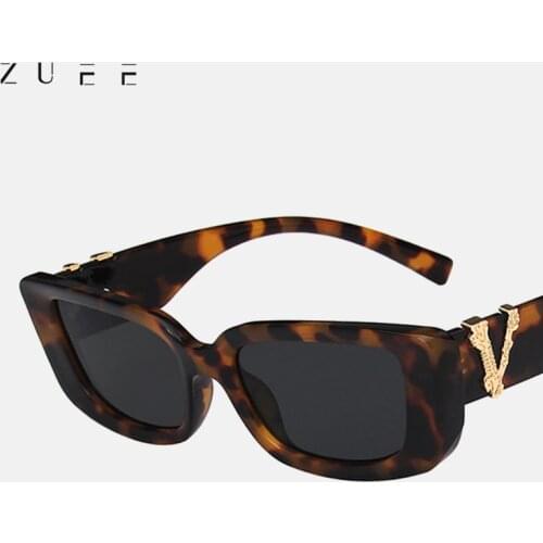 2021 New Women Sunglasses Vintage Square Sunglasses Brand Designer Female Eyeglass Cat Eye glasses UV400