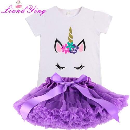Its My 1st First Birthday Outfits Summer Baby Clothes Children Party Wear Tutu Sets New Teenage Girls Clothes Sets