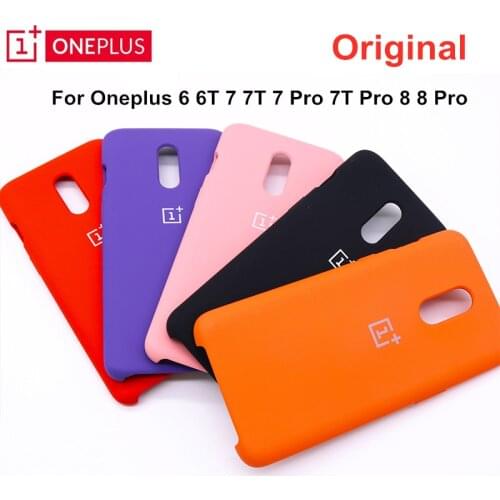 Oneplus 6 6T 7 Case Original Official Silicone Soft Ultrathin Shockproof Full Protective Cover Oneplus One Plus 7 7T 8 Pro Case