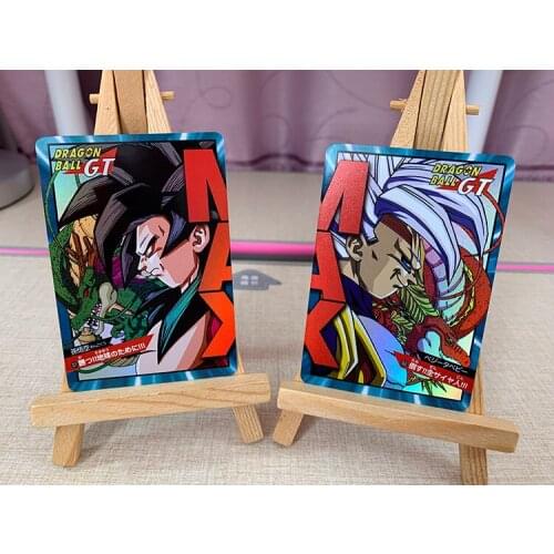 Original 2 cards/pack GT Dragon Saiya Super tcg flash collection cards size 86*59mm cartas carte games card