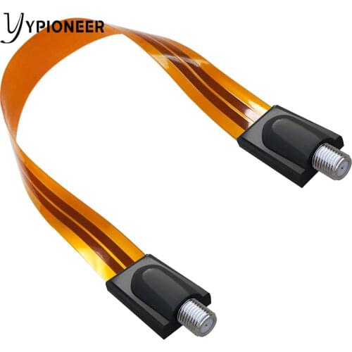 YPioneer T10022 F Female Connector Flat Coaxial Cable Pass Home/ Car WINDOW DOOR for Satellite Antenna TV T10022