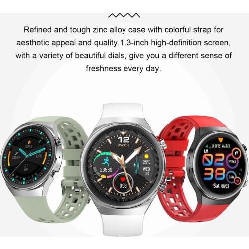 Q8 Smart Watch Full Circle Full Touch Dynamic Heart Rate Monitoring Music Playing Multi Language Movement Bluetooth Call Watch