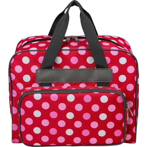 Sewing Machine Bag Large Capacity Dot Pattern Fashion Useful