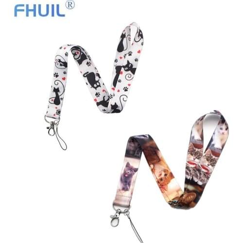 Phone necklace Cute Lanyards For keys ID Card Gym Mobile Phone Neck Straps USB badge holder Hang Rope Mobile Charm Cord