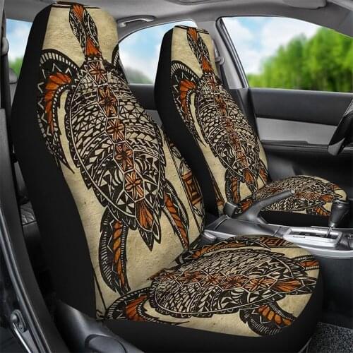 Tonga Art Design Car Seat Protector Cover Nordic Retro Style Auto Intorior Decor Sheet Automotive Seat Dirty-Anti Cover