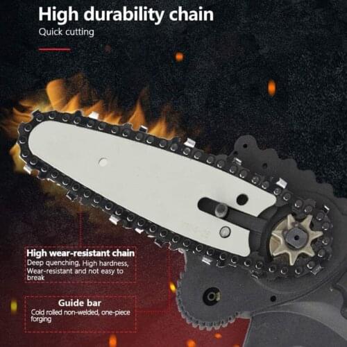 Hight Quality Replacement 4-Inch Saw Chain for Cordless Electric Protable Battery Handheld Chain Saw Use for Wood Cutting