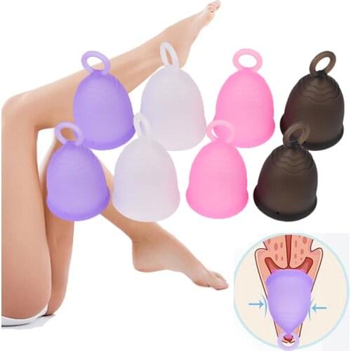 Women Cup Medical Grade Silicone Menstrual Cup Feminine Hygiene Copa Menstrual Lady Cup Health Care Period Cup