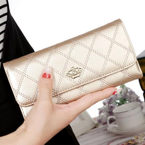 Women High Quality Long Wallets Double Zipper Wallet Big Capacity Purse Designer PU Leather Clutch Bag Card Holder