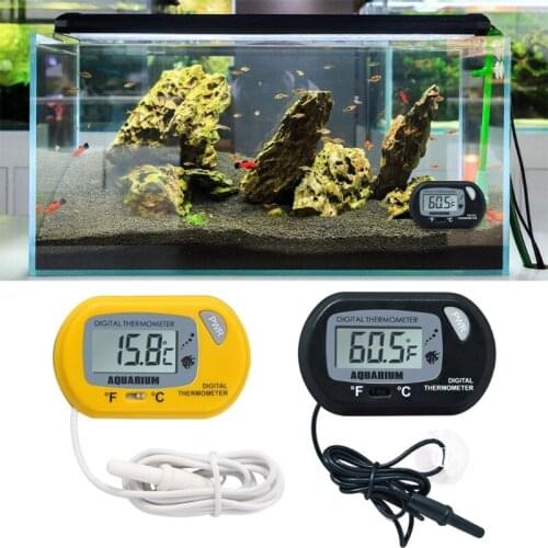 1 Pack Aquarium thermograph Reptilethermograph Fish Tank thermograph Digital thermograph Terrarium Water Temperature Test 649A