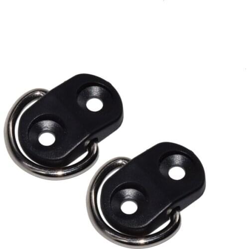 2pcs Cargo Net Floor Hook Accessories Rear Trunk Boot Cargo Floor Net Tie Down Hook Ring Loop Hanging Flat Screen Net