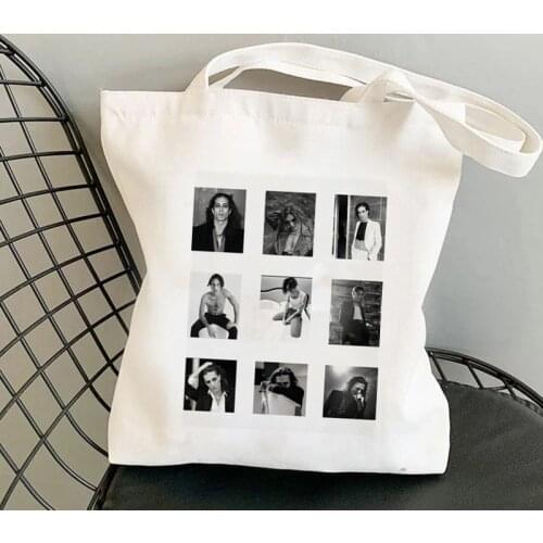 2021 Shopper Damiano David Maneskin Bag Harajuku women Shopping Bag Canvas Shopper Bag girl handbag Tote Bag Shoulder Lady Bag