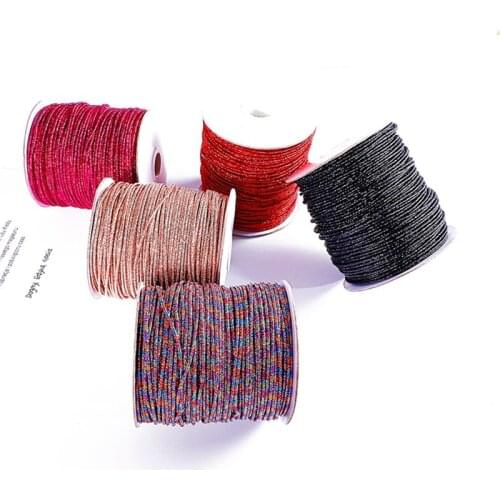 5Meter 2mm Aluminum Cords String Ropes Thread DIY Earrings Bracelet Necklace DIY Aluminum Wire Jewelry Findings for Jewelry DIY