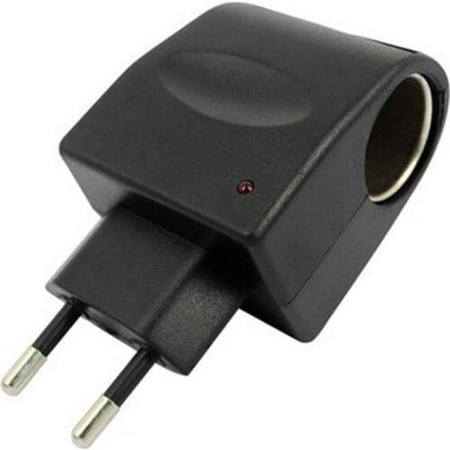 Cigarette Lighter Car Power Adapter AC Conversion 220v to DC 12V Wall Power Socket Plug Adapter Low Power Electrical Appliances