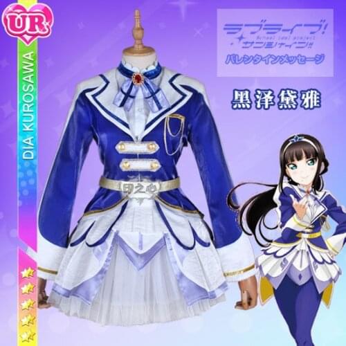Anime Lovelive Sunshine Aqours All Menber Over The Rainbow Outfit Full Set Cosplay Costume For Halloween Customized 2019 New