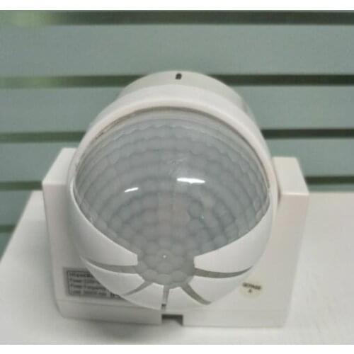 220-240V 120 Degree 15 M Automatic Adjustable Security Infrared Motion Sensor Switch PIR Detector Wall Mount Outdoor Light Lamp