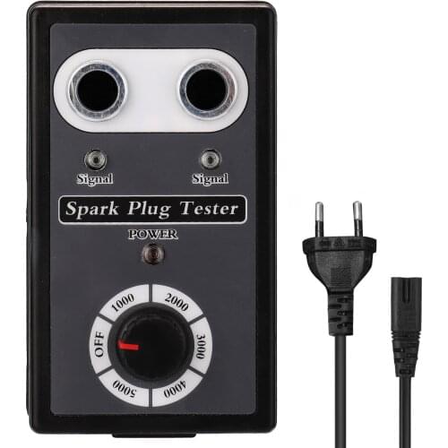 Automotive Diagnostic Scanner Professional Gasoline Vehicle Plug Analyzer Spark Plugs Tester Dual Hole Analyzer