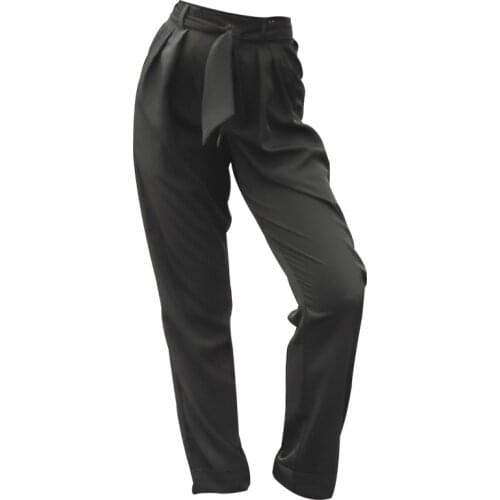 Latin Dance Pants for Men and Women Chacha Modern Ballroom Salsa Dance Practice Pants Suit Stage Competition Black Trousers