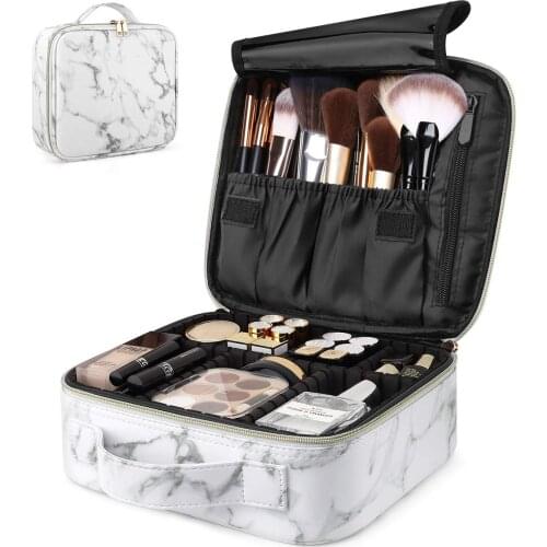 Cosmetic Storage Case,Professional Make up Train Case Cosmetic Box Portable Travel Artist Storage Brushes Bag Toiletry Tool