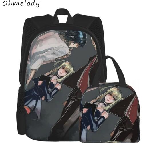 My Hero Academia Children School Backpack Lunch Bags Teenage Anime Book Bags Insualted Cooler Bags Cartoon Casual Daypack