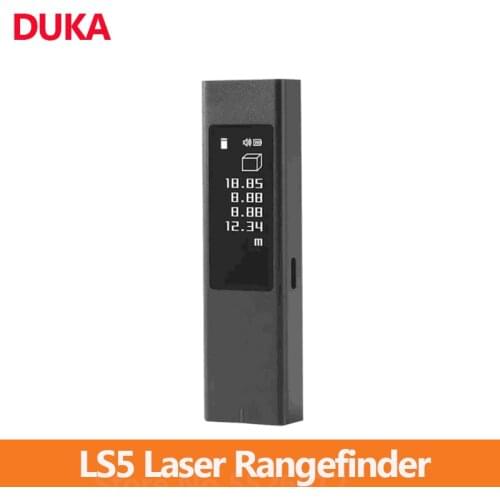 Duka LS5 Laser Rangefinder OLED Touch Screen Distance Meter 40M Electronic Digital Ruler Laser Measure Range Finder