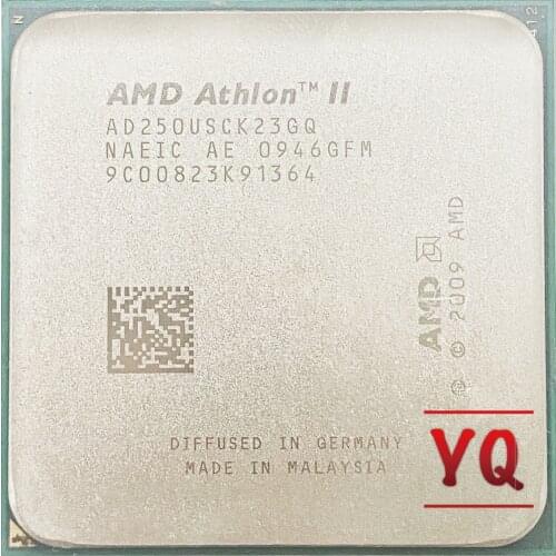 AMD Athlon II X2 250u 1.6 GHz Dual-Core CPU Processor AD250USCK23GQ Socket AM3