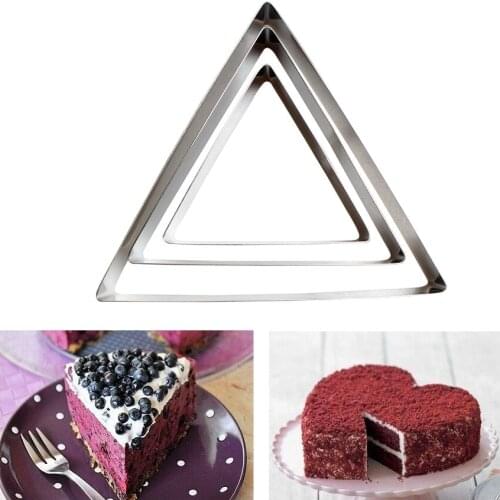 6INCH 8INCH 10INCH Stainless Steel Biscuit Cookie Cutter Cake Cut Molding Square Mousse Circle DIY Baking Tools