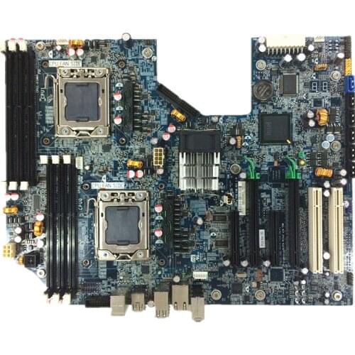 Used Applies to for HP Z600 Workstation Motherboard X58 Dual Motherboard 1366 ECC DDR3 461439-001