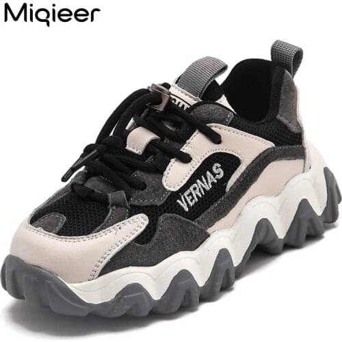 Casual Kids Shoes Boys Breathable Mesh Soft Soles Non-slip Children Sneakers Warm Winter Shoes Sports Running Chaussure Enfant