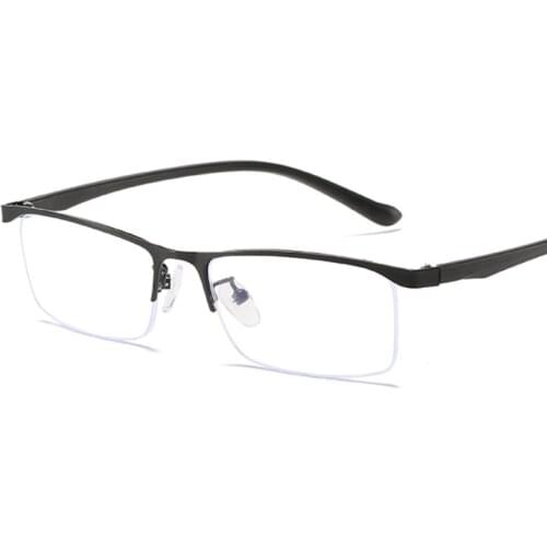 Myopia Glasses Women Men Classic Half Frame Contracted Fashion Comfort 0 -0.5 -1 -1.5 -2 -2.5 -3 -3.5 -4 -4.5 -5 -5.5 -6