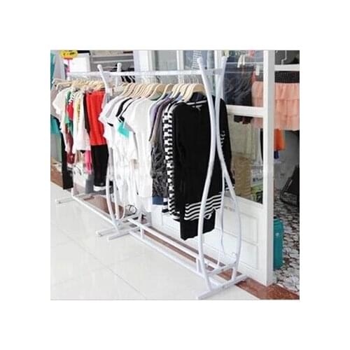 Package mail racks wholesale clothing display rack clothes rack landing aircraft island horizontal bar clothes rack stalls
