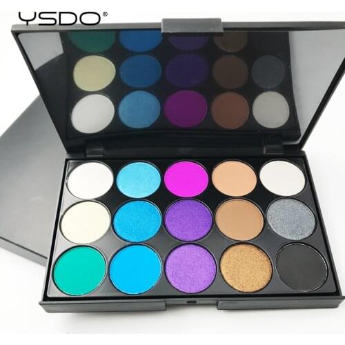 15 Colors Eyeshadow Palette Matte Shimmer Long lasting Eye shadow Make Up Eye shadow Eye primer Beauty Cosmetics Tools SE-03