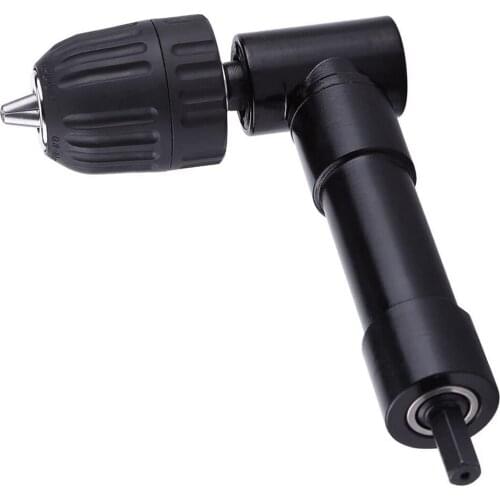 Right Angle Drill Adapter 90 Degree Right Angle Electric Drill Corner 8mm Hex Shank Turning Device Bend Extending 0.8-10mm Range