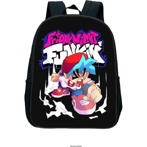 Friday Night Funkin Personalized Toddler Kids Backpack Nylon Children School Bags Boys Girls Kindergarten Backpack Kids Bookbag