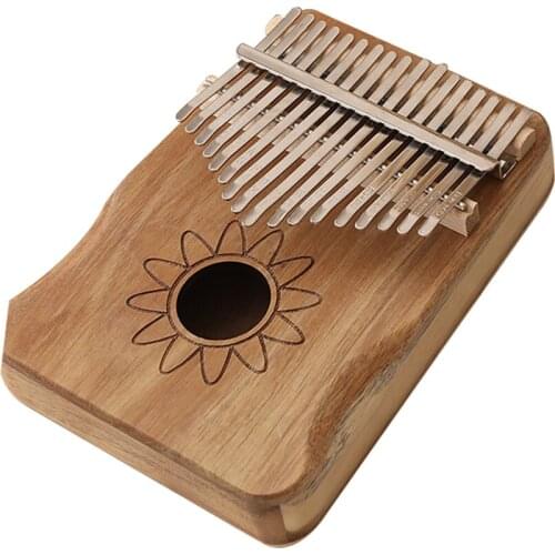 17 Keys Kalimba African Thumb Finger Piano Wood Kalimba 17keys Thumb Piano chromatic kalimba musical instruments for children