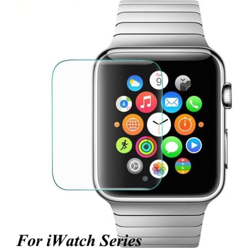 HD Clear Screen Protector Film For Apple Watch Series 1 2 3 4 38mm 42mm 40mm 44mm Ultra Thin Protective Glass 9H Tempered Glass