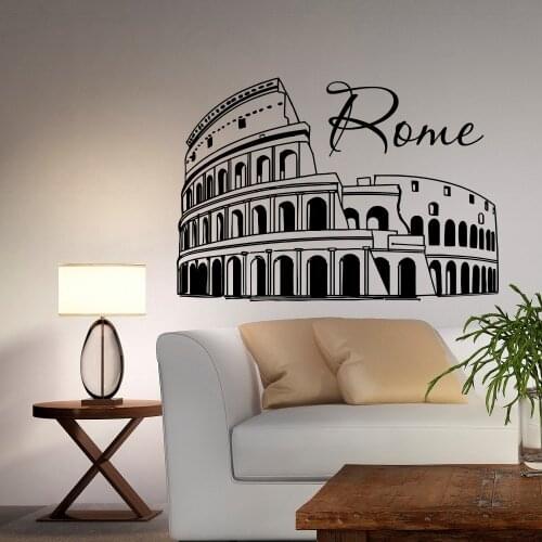 Rome Tamer Field Wall Decal Vinyl Wall Sticker for Bedroom Living Room Window Posters Door Wall Decor adesivo de parede S-671