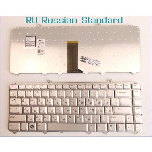 Russian RU Version Keyboard For Dell PP14L PP22L PP25L PP26L PP28L PP29L PP41L A071 Laptop Silver