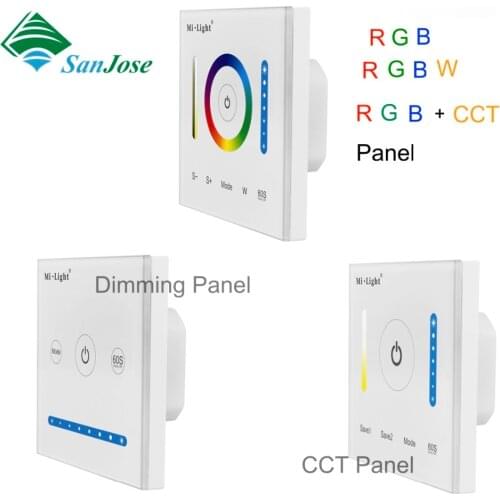 LED Panel touch controller, RGB W CCT LED Strip Controller. 2pcs a lot
