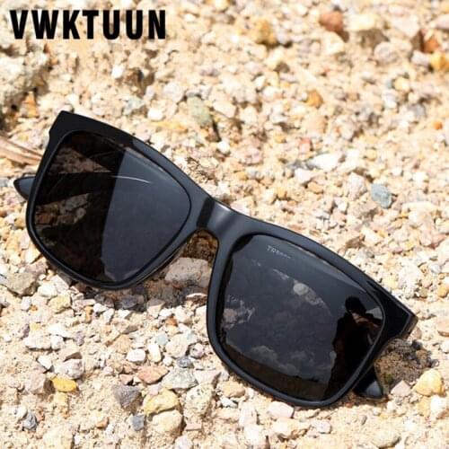 VWKTUUN Polarized Sunglasses Men Square Shades UV400 Glasses Driving Driver Eyewear Luxury Sunglasses Man Outdoor Sport Eyewear
