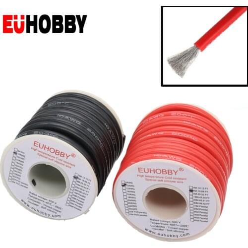 High Quality cable wire silicone lithium battery cable 6M 19.68FT 10AWG silicone wire Wire Wiring Connector For Anderson high c