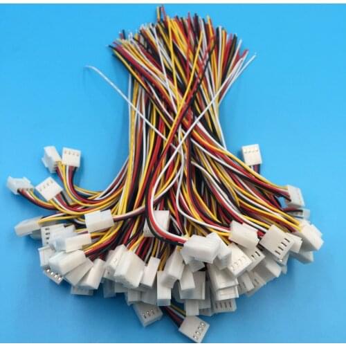 10PCS 20CM KF2510 4PIN connector plug with cable wire 2.54MM PITCH 4P