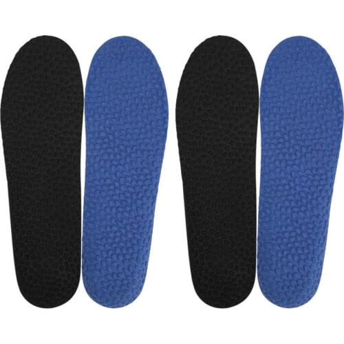 2Pairs Breathable Sneaker Insoles Comfortable Shoes Insoles Elastic Thicken Massag Outdoor Sports Shoes Insert Pad
