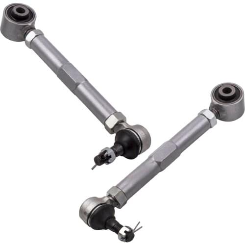 2Pcs Adjustable Rear Camber Arms For Lexus IS300 GS300 GS400 GS430 2001-2005 Control Arm Rods W/ Bushings