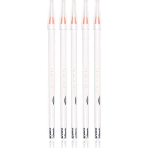 240pcs White Eyebrow Pencil Peel Long Lasting Eyebrow Pencil Easy to Wear Cosmetic Tint Dye Makeup Tools Microblading Supplies