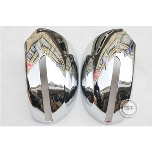 ABS Chrome Rearview mirror cover Trim/Rearview mirror Decoration For 2011-2016 KIA Rio/K2