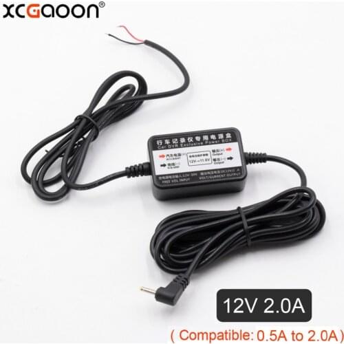 XCGaoon Diameter 2.5mm Port Car DC Converter Module Input 12V 24V Ouput 12V 2.0A with 3.1meter Low Voltage Protection