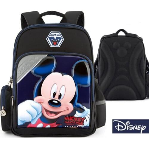 Disney Kids Backpack School Bags For Girls Boys Schoolbag Fashion School For Children Kids Travel Bag Reflective Stripe