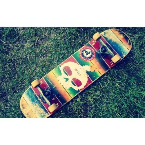 Home Decor Double skateboard Skateboarding 3-Silk Art Poster Wall Sicker Decoration Gift