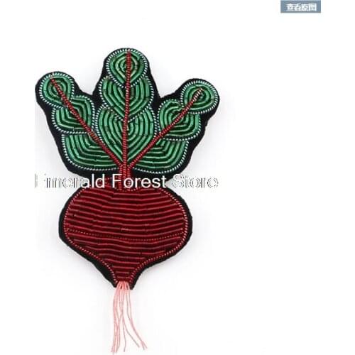 French design, Indian silk,Beet pattern,,Brooch, accessories,badge